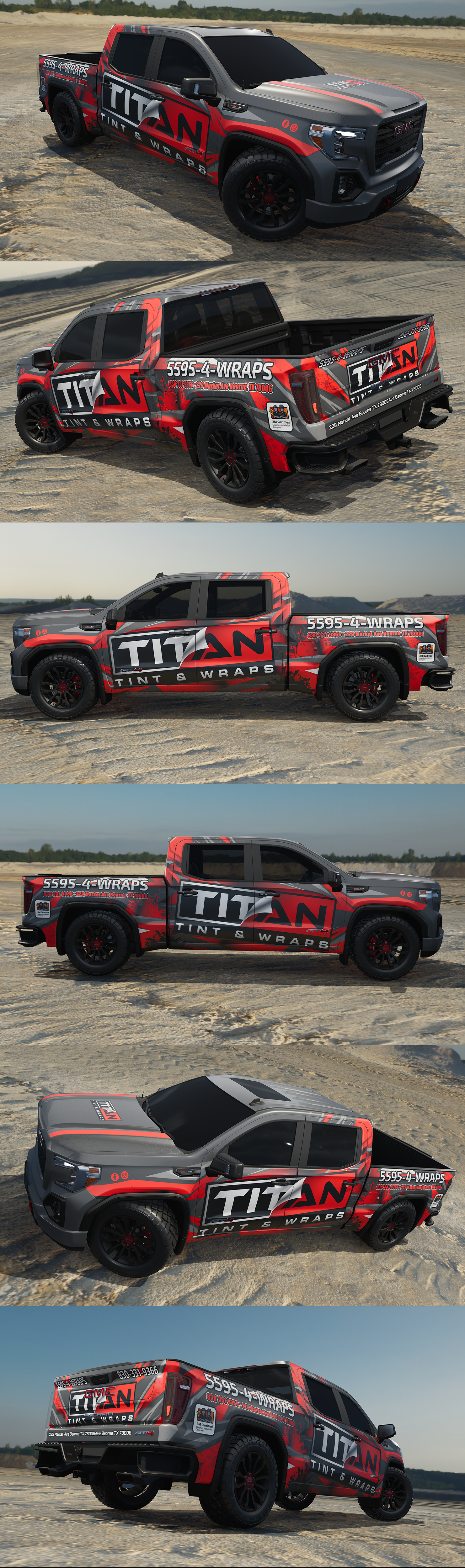 Diseño de Rotulación de Vehículo por Panji A. para Titan Tint and Wraps Inc | Diseño: #33210223