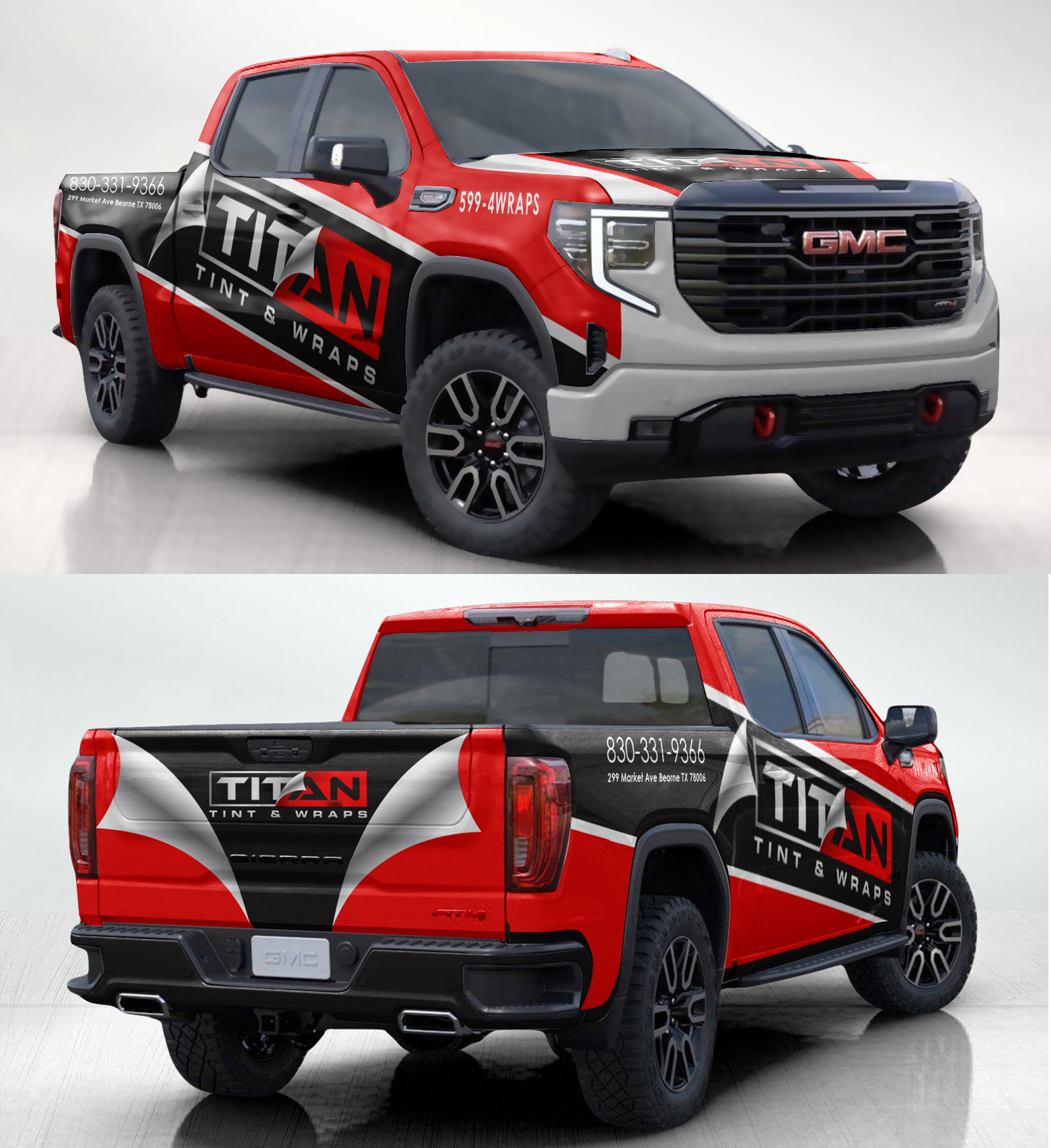 Car Wrap Design by AZ_Studio for Titan Tint and Wraps Inc | Design #33194785