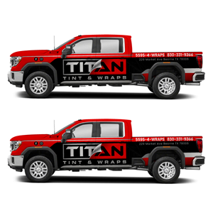 Diseño de Rotulación de Vehículo por Yoga Tri para Titan Tint and Wraps Inc | Diseño #33188595