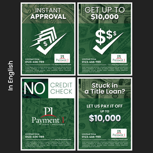 Flyer Design by Anhar for Payment 1 Financial | Design: #33191902