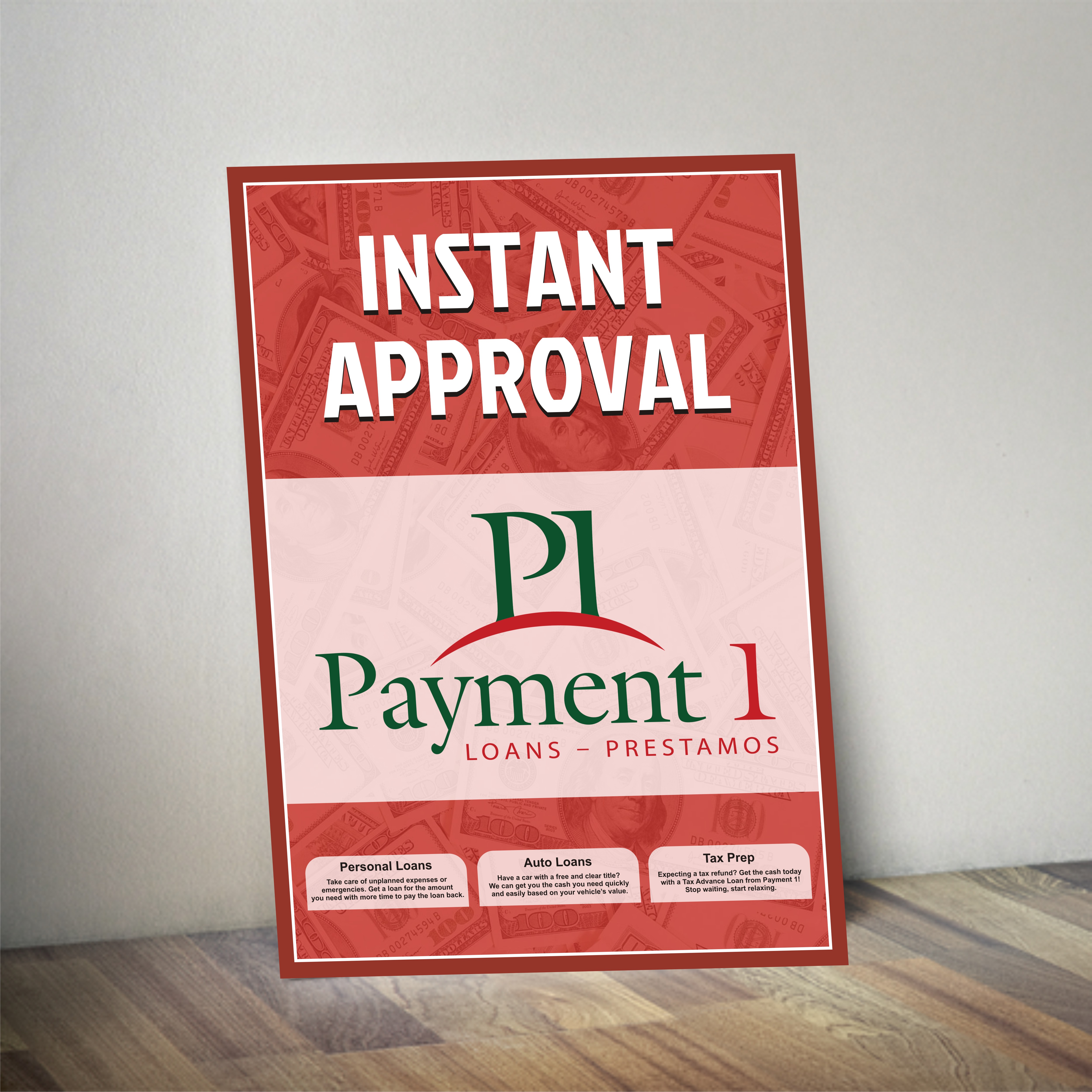 Flyer Design by All art for Payment 1 Financial | Design #33191885