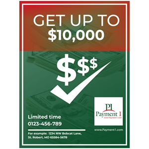 Flyer Design by initials_MAN for Payment 1 Financial | Design: #33189599