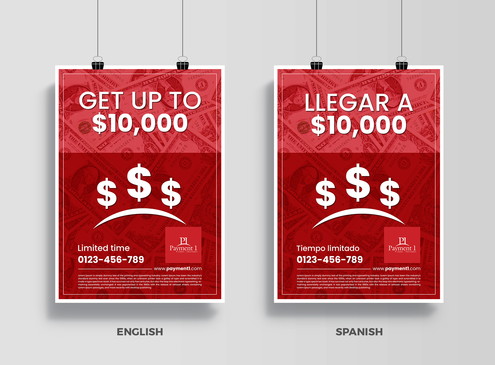 Flyer Design by Sam.Art for Payment 1 Financial | Design #33190227