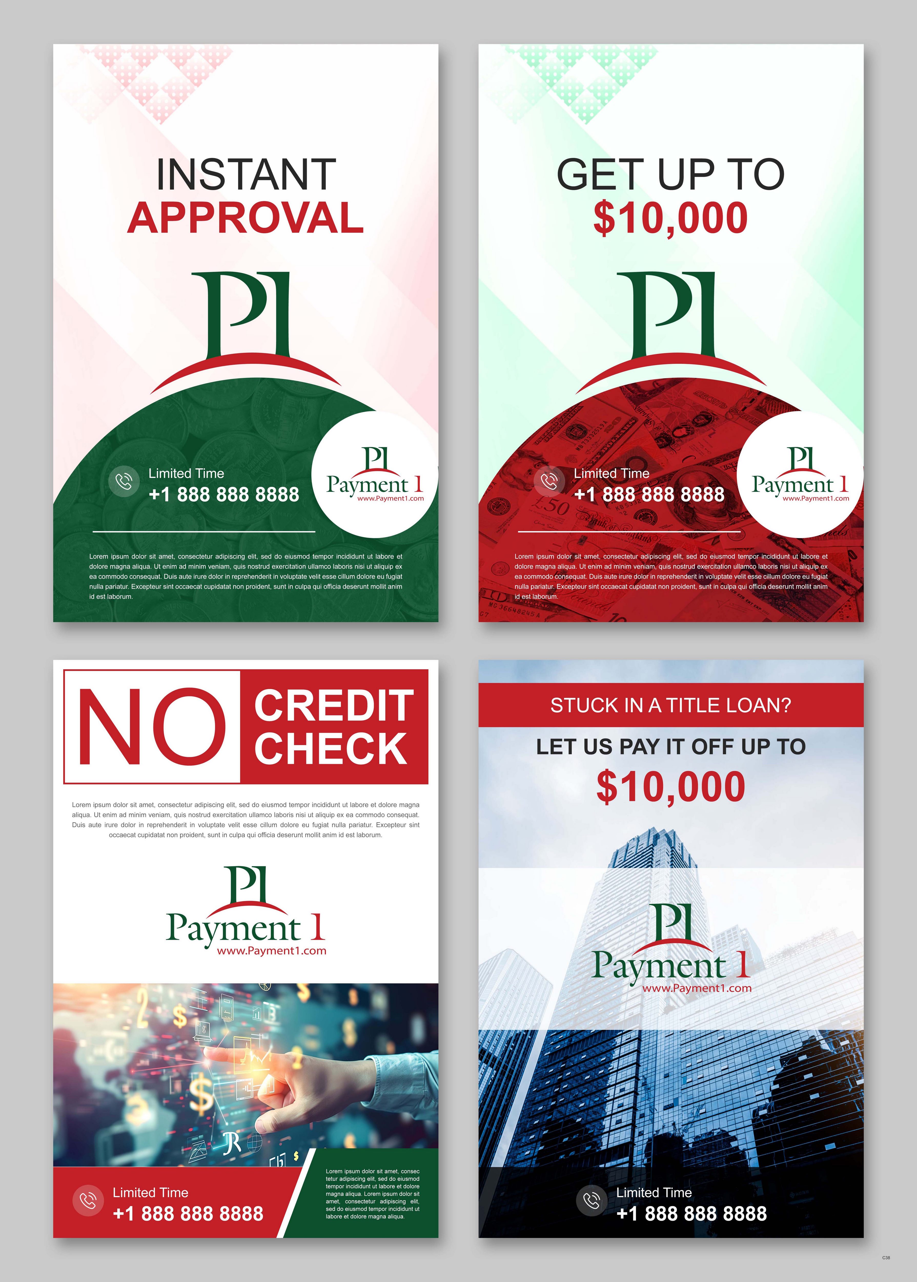 Flyer Design by pb for Payment 1 Financial | Design #33193588