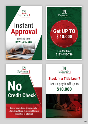 Flyer Design by pb for Payment 1 Financial | Design: #33193590