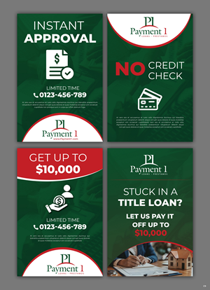 Flyer Design by pb for Payment 1 Financial | Design: #33193591