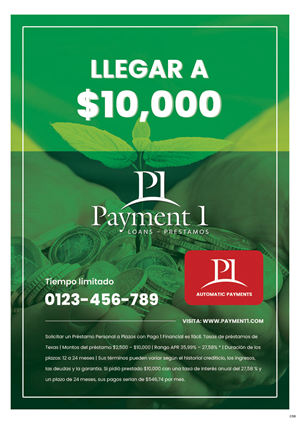 Flyer Design by pb for Payment 1 Financial | Design: #33193609