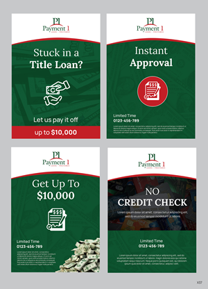 Flyer Design by pb for Payment 1 Financial | Design: #33193620