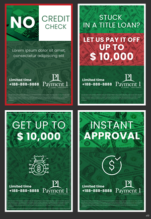 Flyer Design by pb for Payment 1 Financial | Design: #33193621