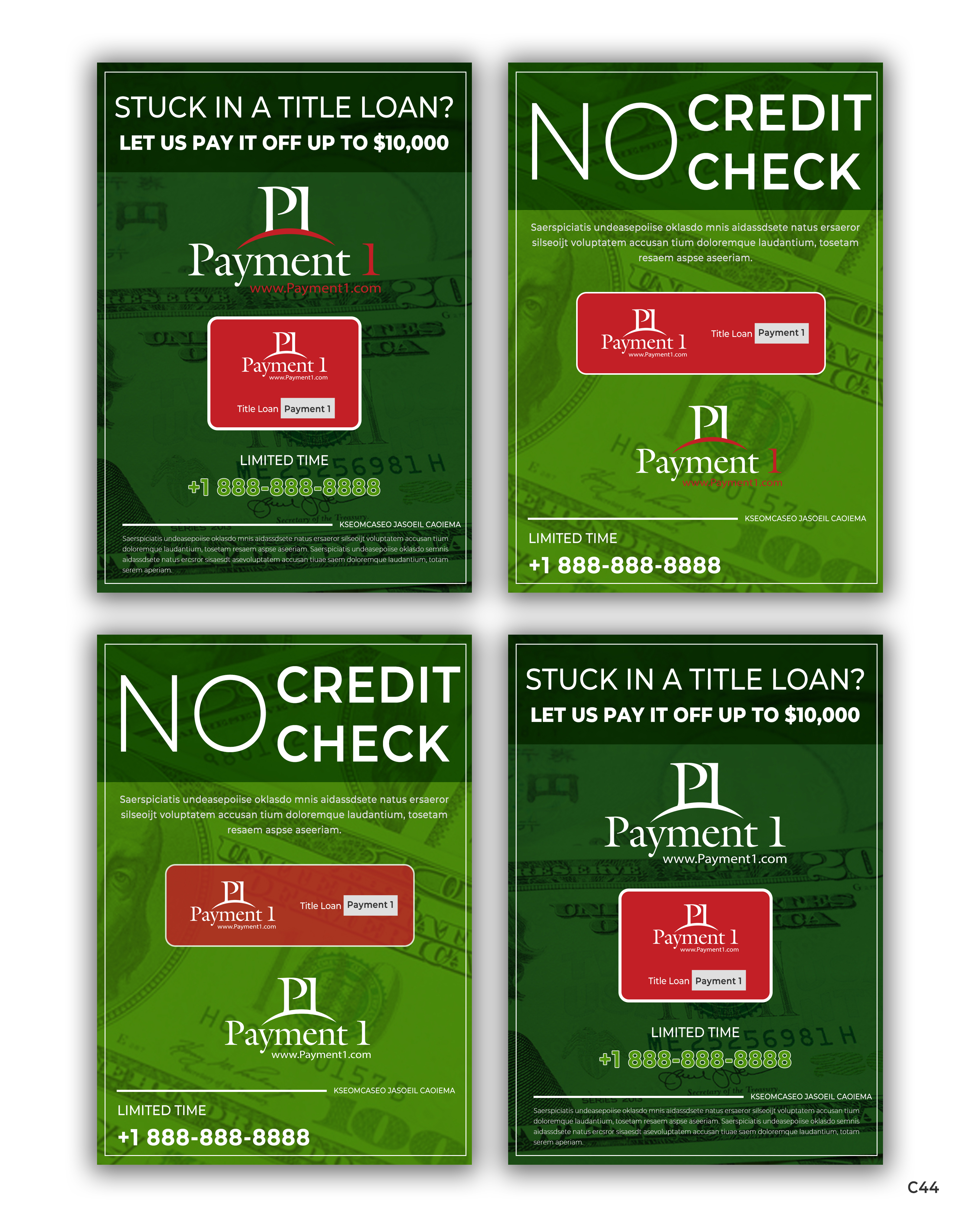 Flyer Design by pb for Payment 1 Financial | Design #33200577