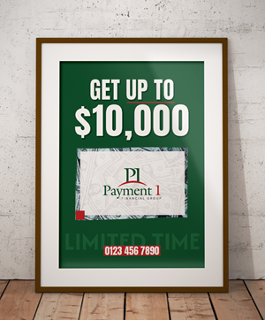 Flyer Design by JK18 for Payment 1 Financial | Design #33208908
