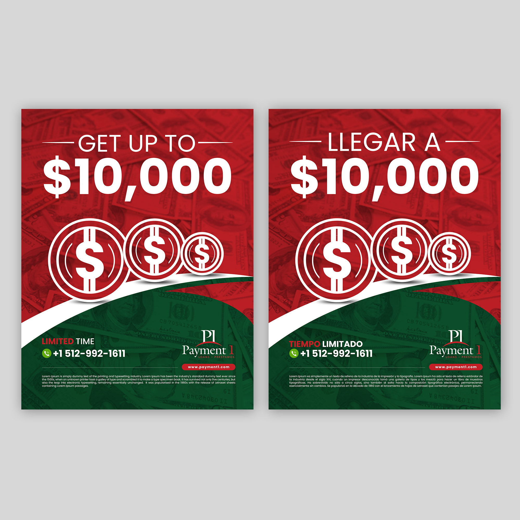 Flyer Design by debdesign for Payment 1 Financial | Design #33189898