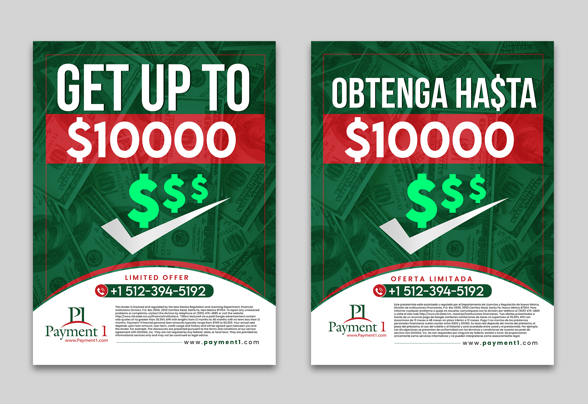 Flyer Design by debdesign for Payment 1 Financial | Design #33189934