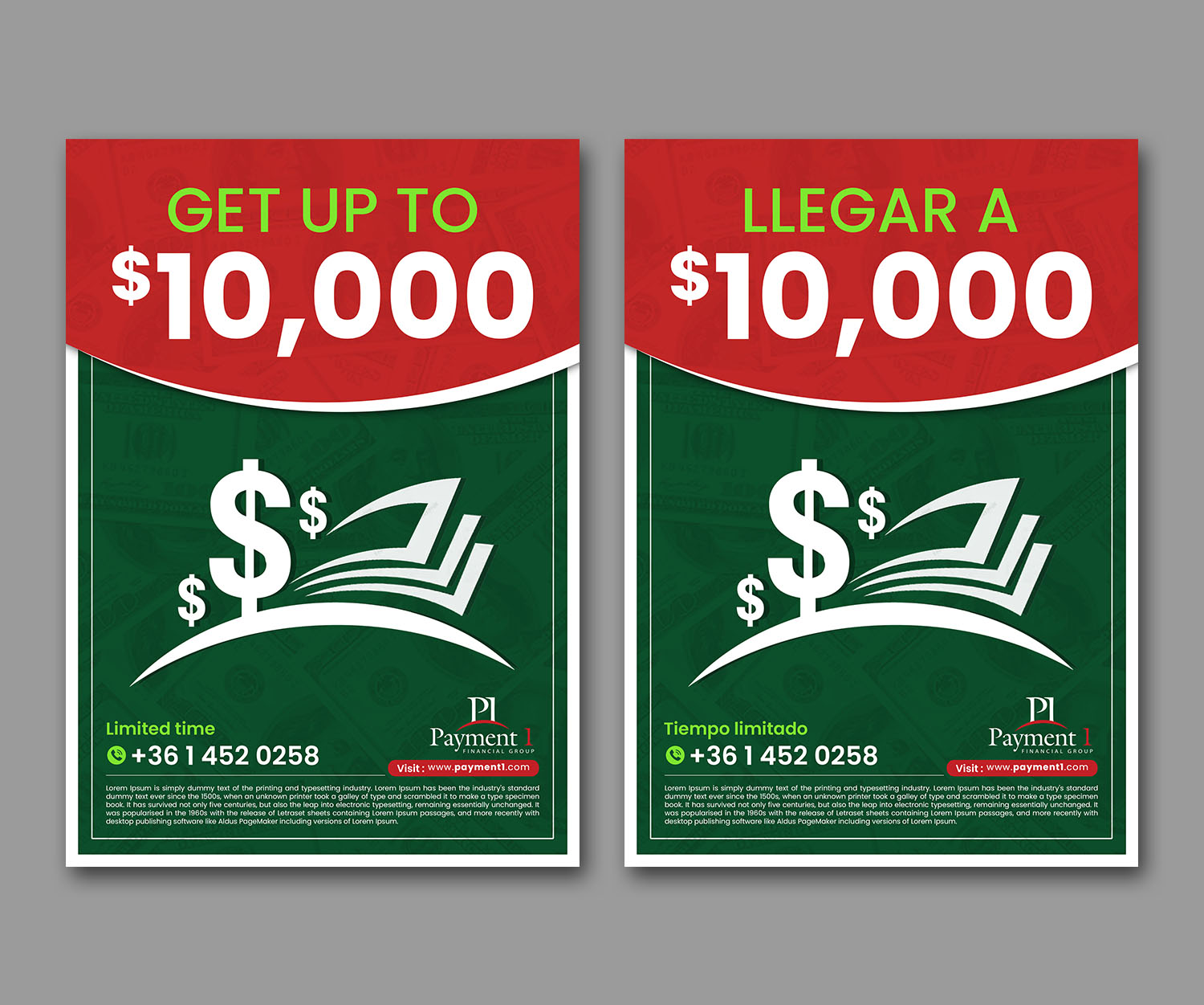 Flyer Design by debdesign for Payment 1 Financial | Design #33189999