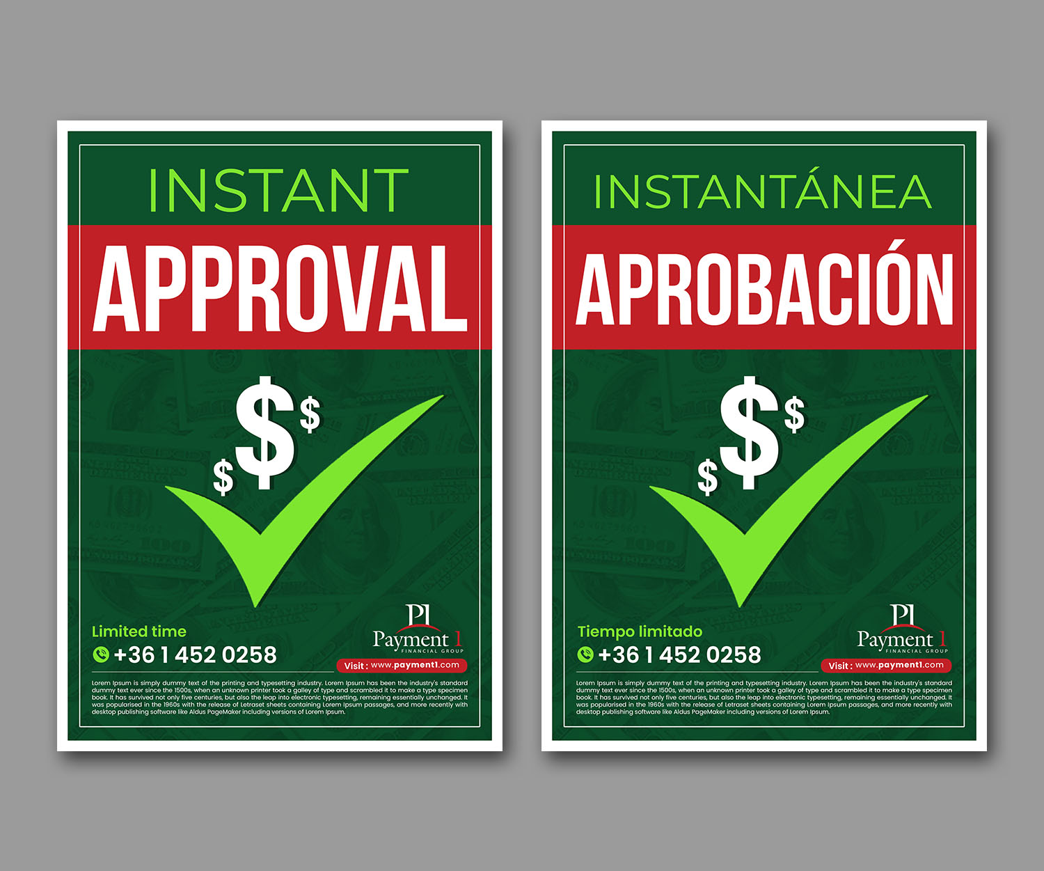 Flyer Design by debdesign for Payment 1 Financial | Design #33190000
