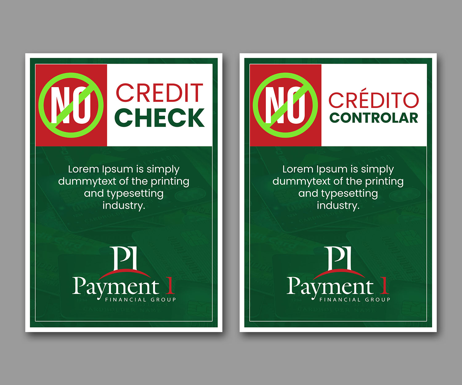 Diseño de Flyer por debdesign para Payment 1 Financial | Diseño #33190002