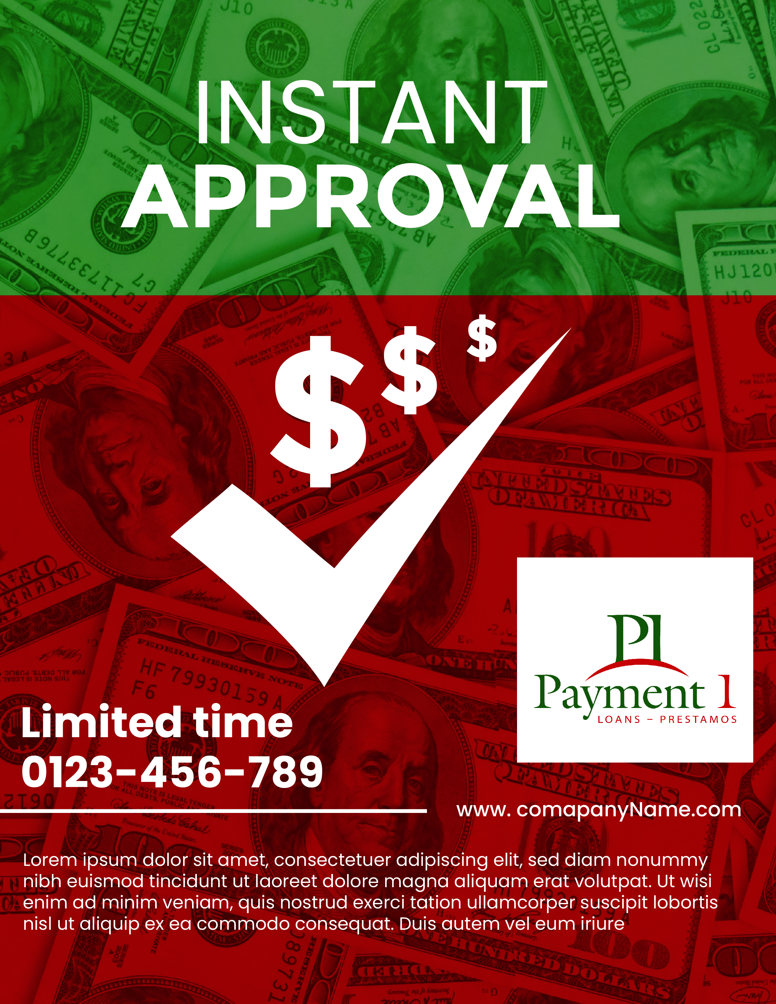 Flyer Design by Maxo-Biz for Payment 1 Financial | Design #33196952