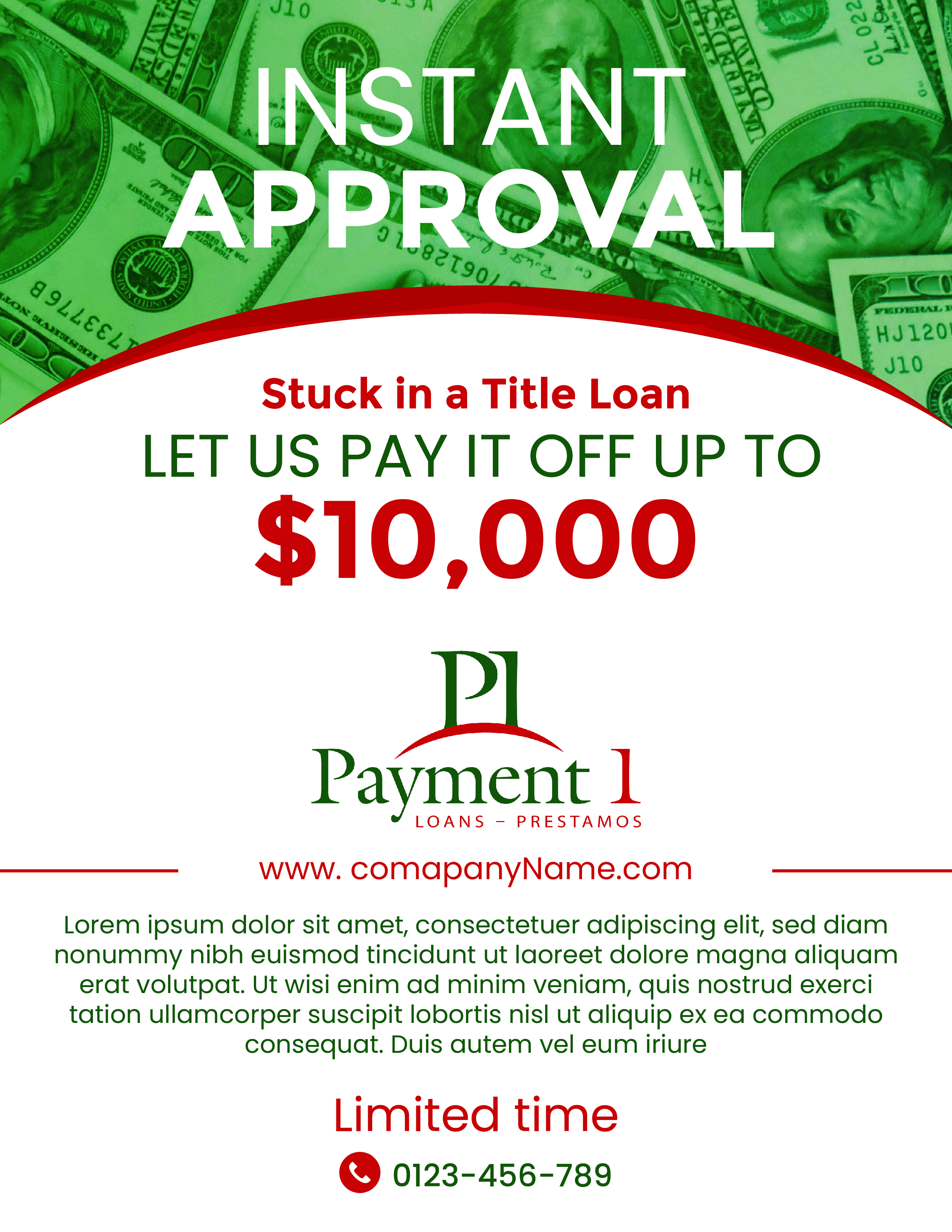 Flyer Design by Maxo-Biz for Payment 1 Financial | Design #33196953