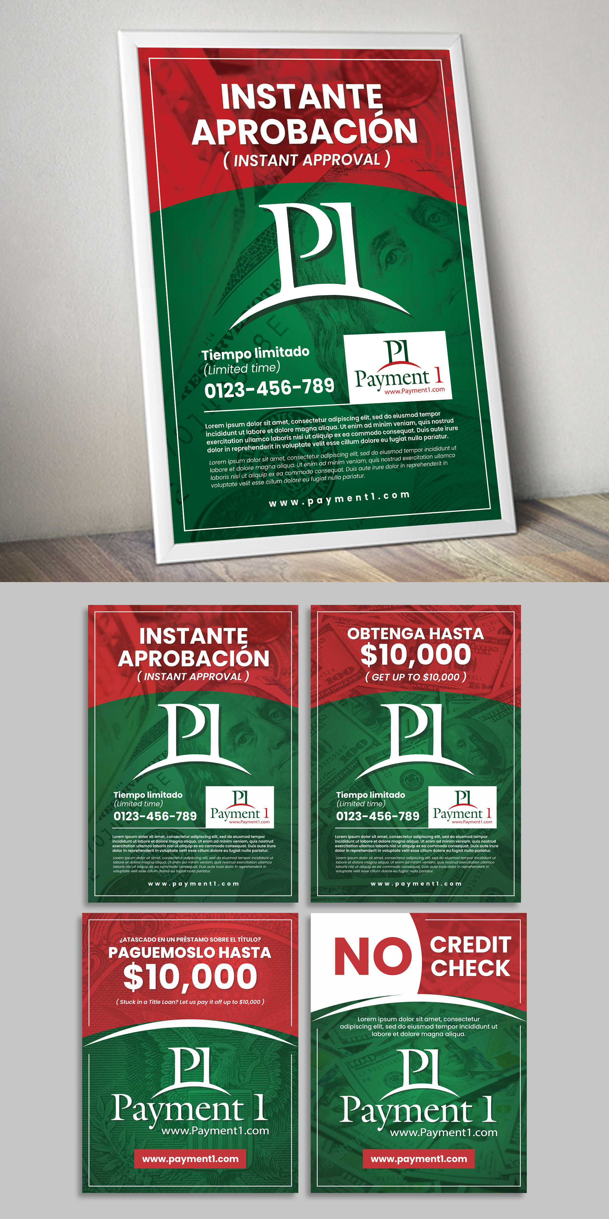 Flyer Design by Dzhafir for Payment 1 Financial | Design #33192420