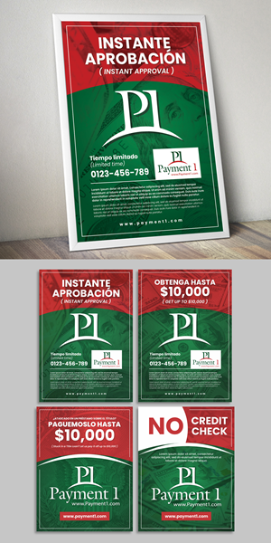 Flyer Design by Dzhafir for Payment 1 Financial | Design #33192420