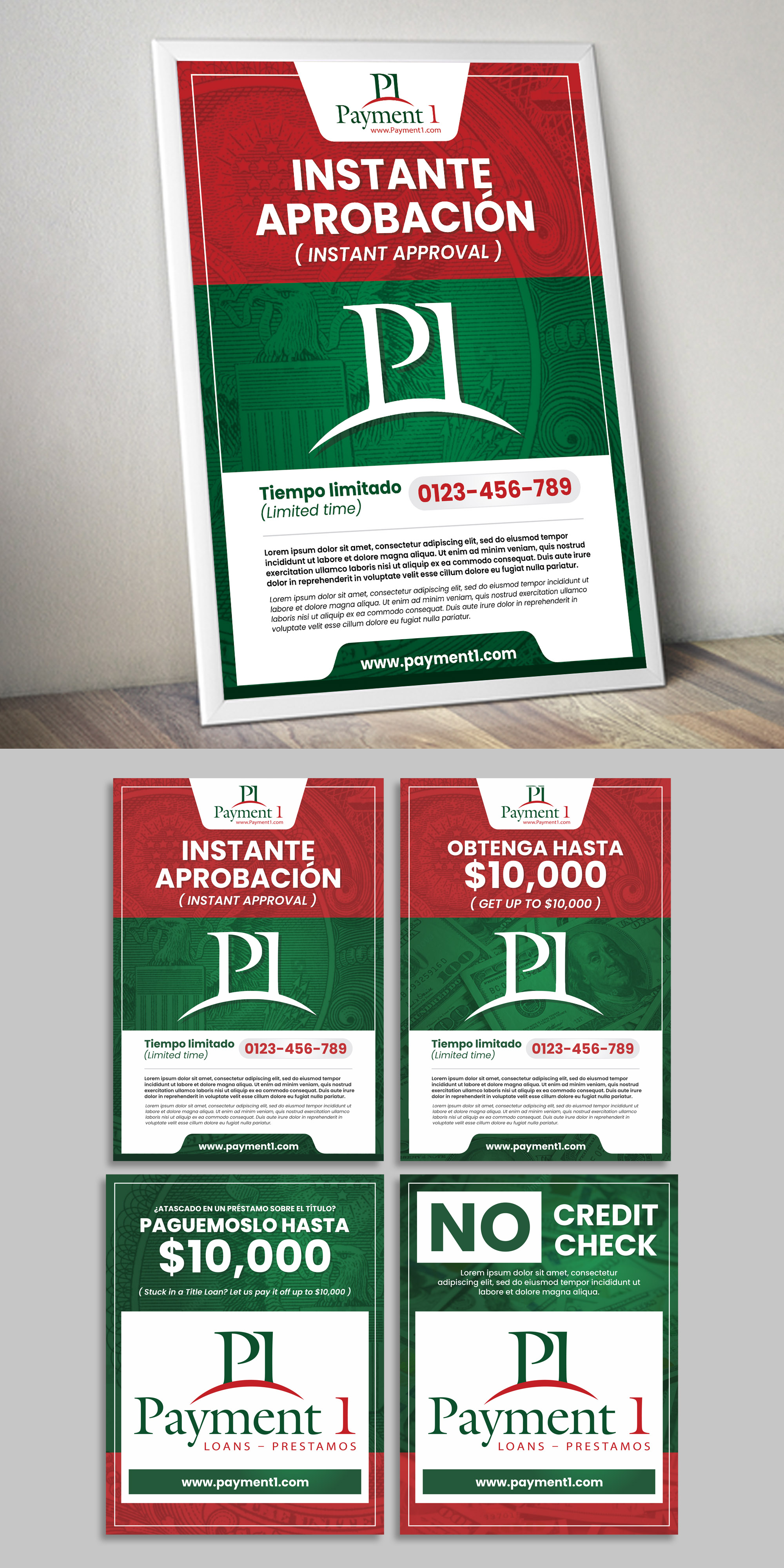 Flyer Design by Dzhafir for Payment 1 Financial | Design #33192421