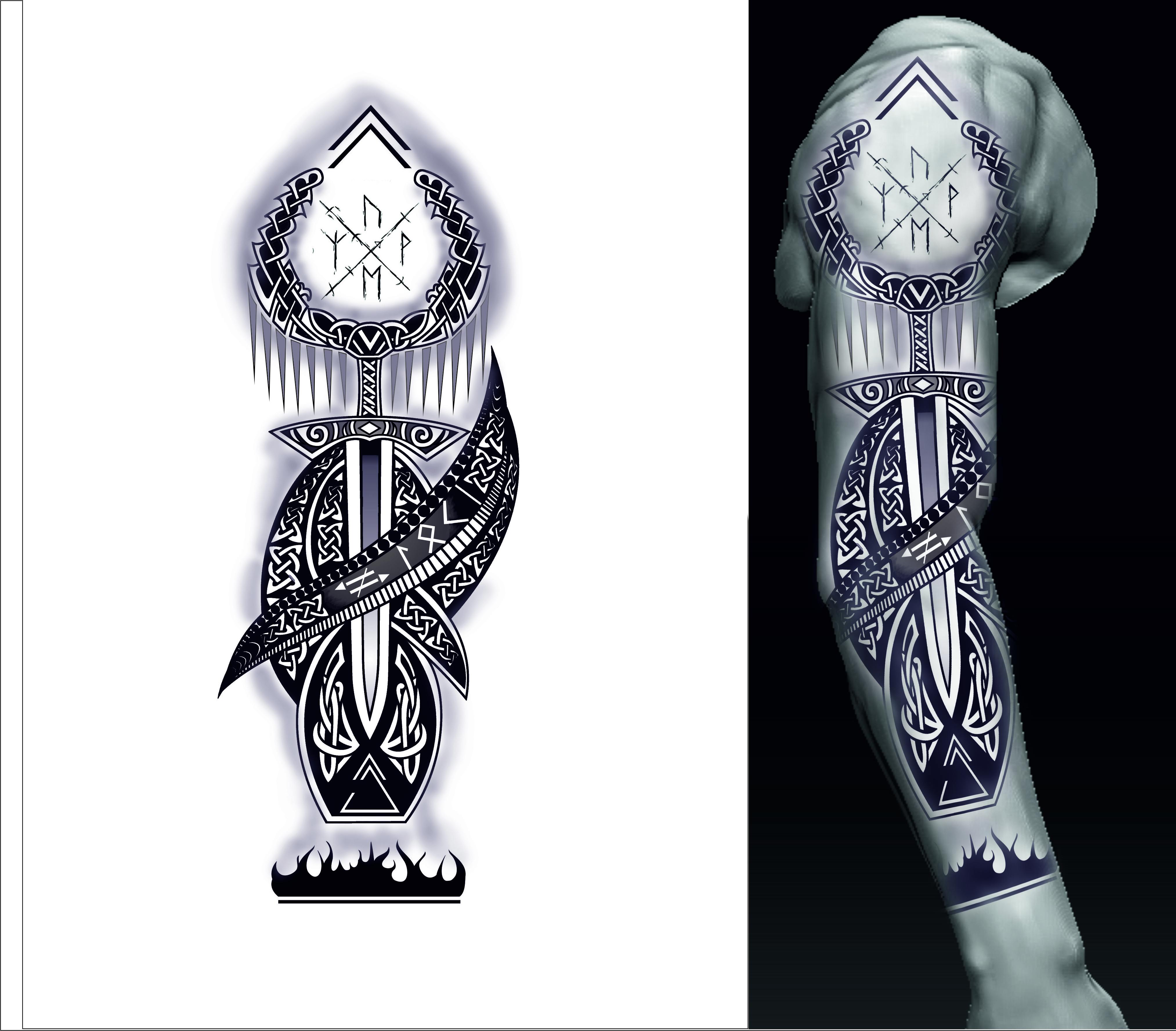 Tattoo Design by Jamal 12 for this project | Design #33204089