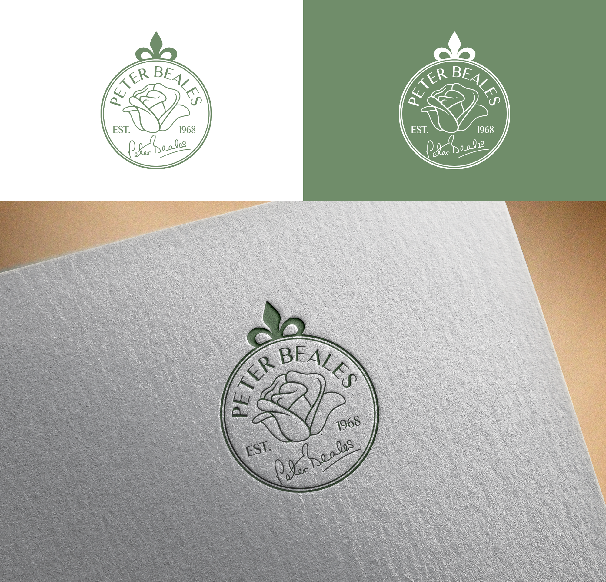 Logo Design by RA-bica for Peter Beales Roses | Design #33197985