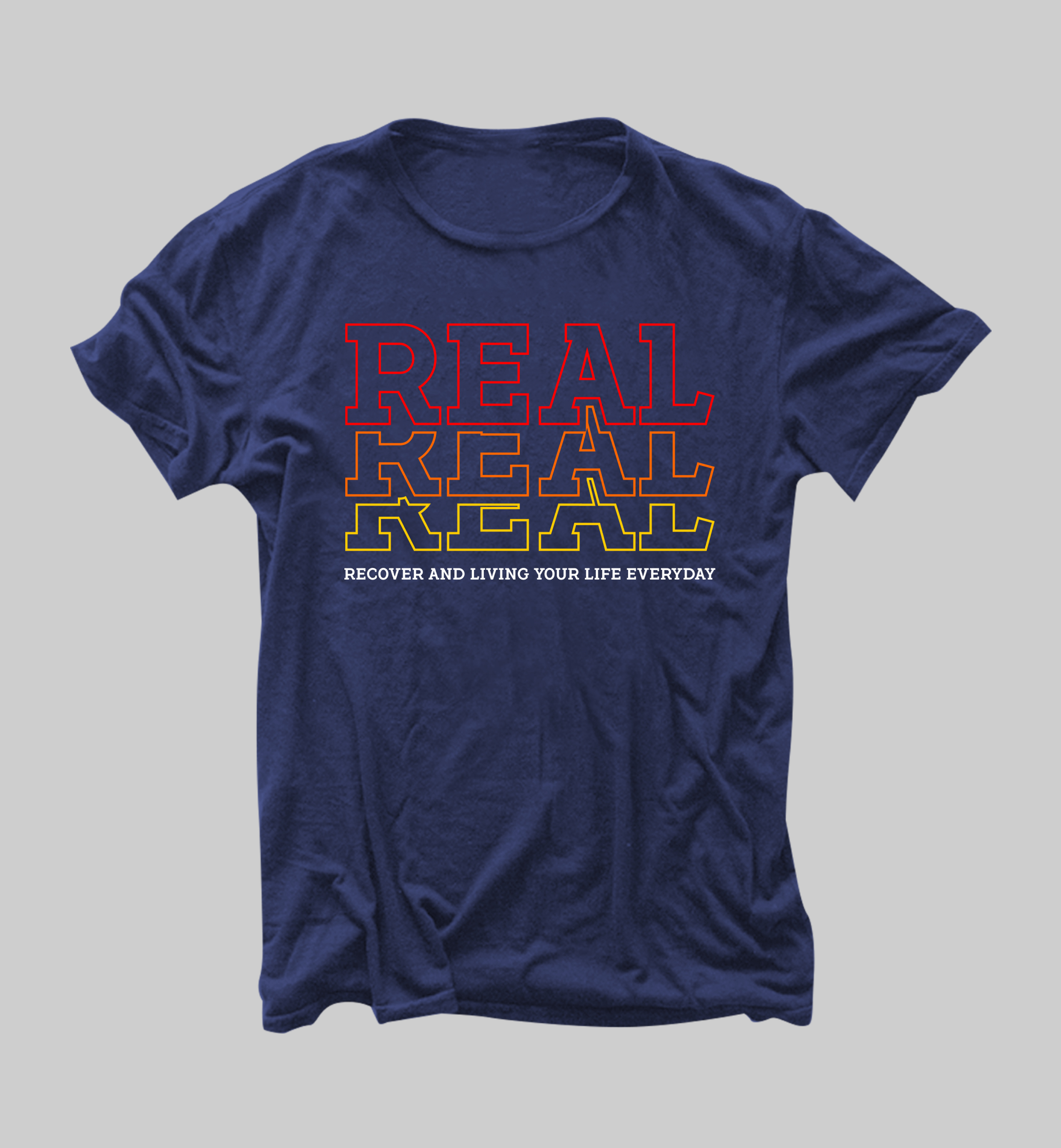 T-shirt Design by guruntool for Recover Everyday and Live  | Design #33207310