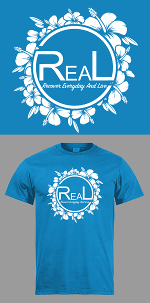 T-shirt Design by Johncina for Recover Everyday and Live  | Design: #33199865