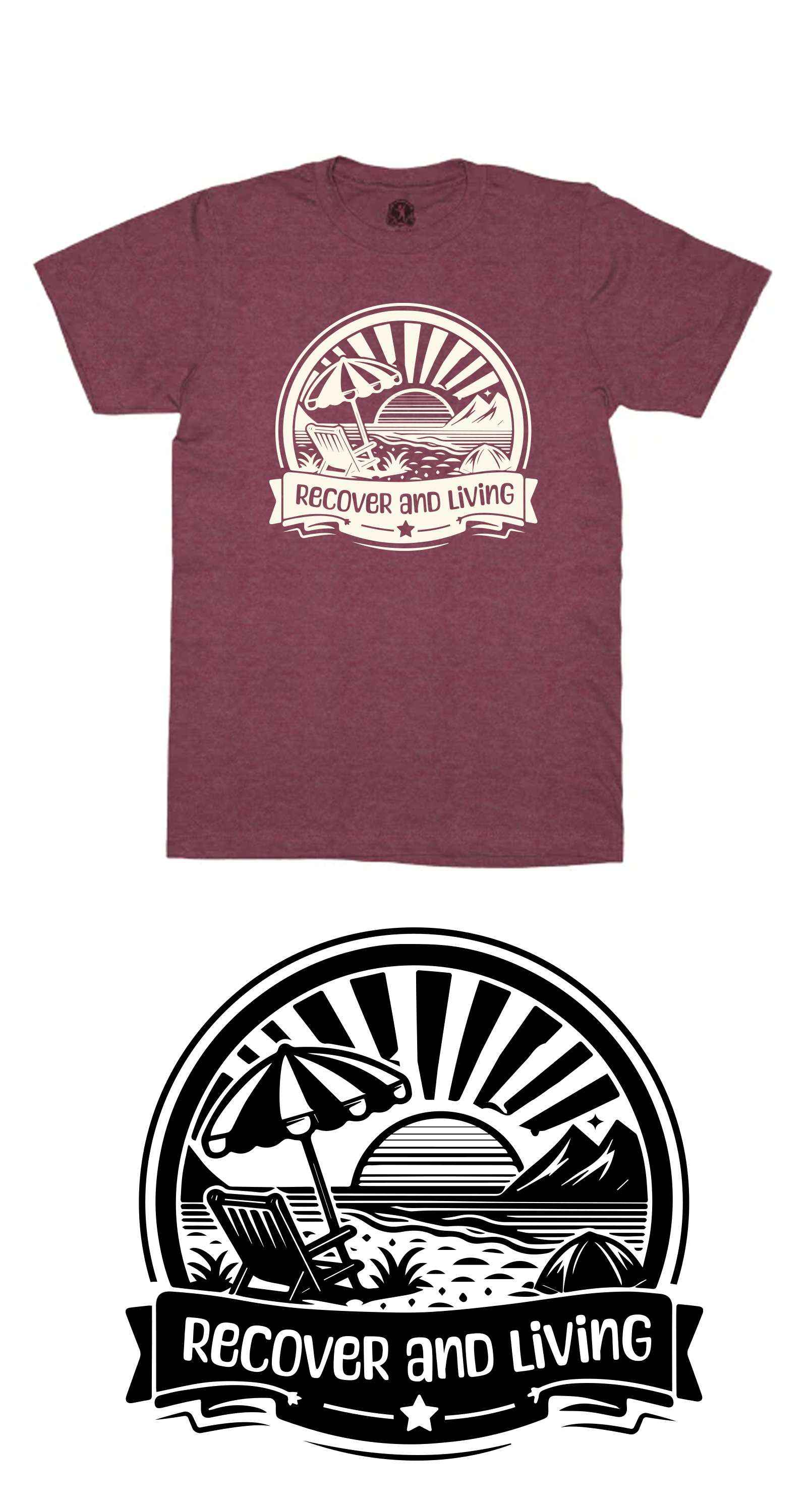 Diseño de Camiseta por vramar.roy para Recover Everyday and Live  | Diseño #33200947