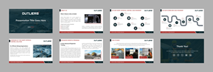 PowerPoint Design by pb for Outliers Mining Solutions | Design: #33208857