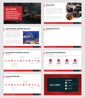 PowerPoint Design by pb for Outliers Mining Solutions | Design: #33208858