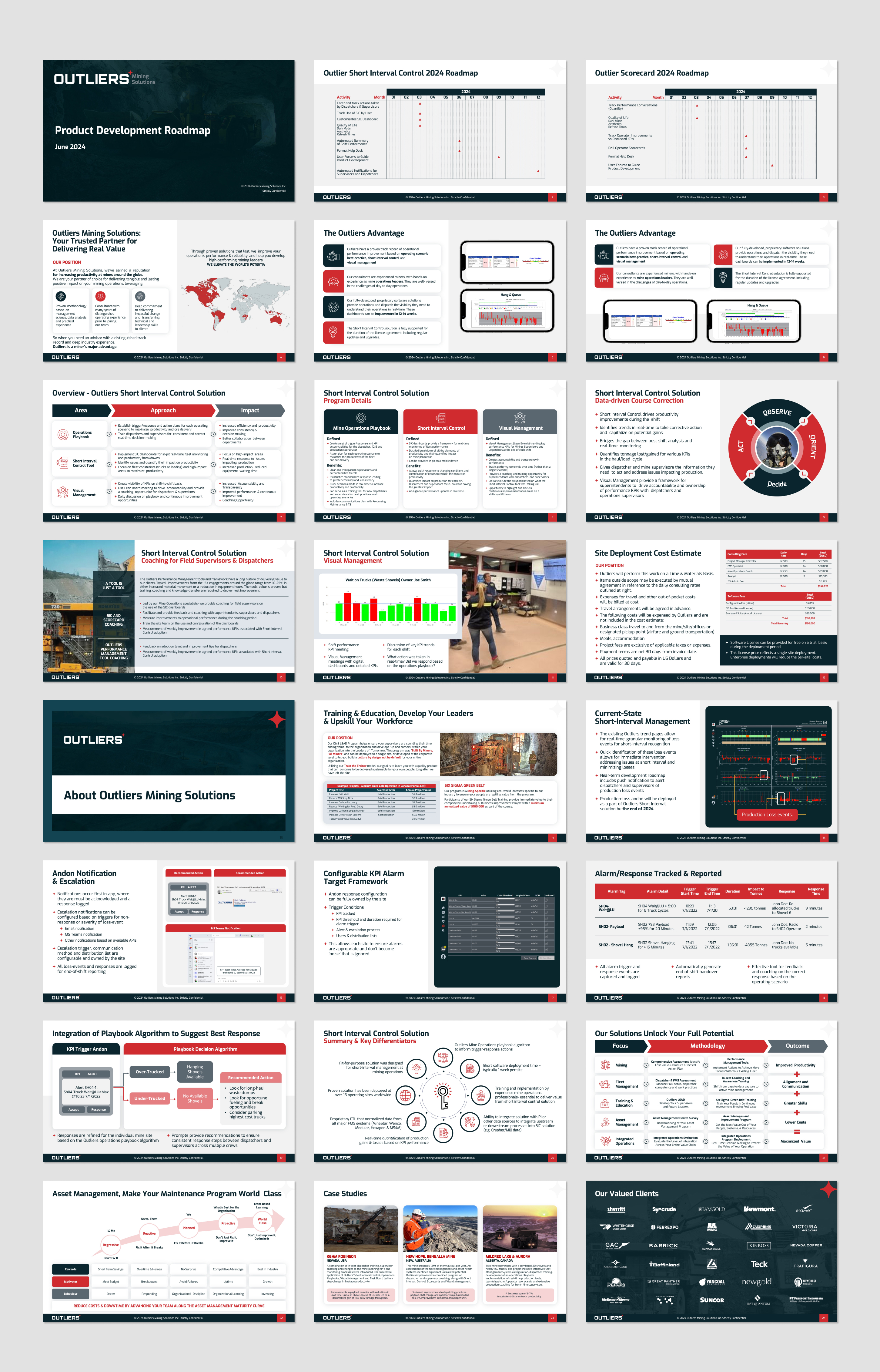 PowerPoint Design by Flatmilter for Outliers Mining Solutions | Design #33244707