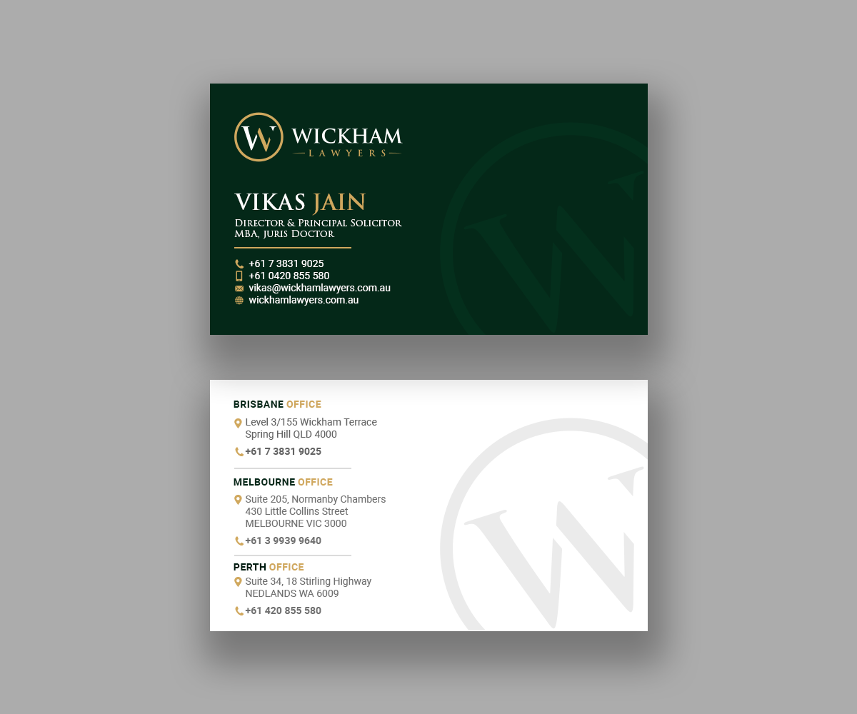 Design de Carte de Visite par Andrés Sebastián pour ce projet | Design #33200152
