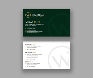 Business Card Design by Andrés Sebastián for this project | Design #33200152