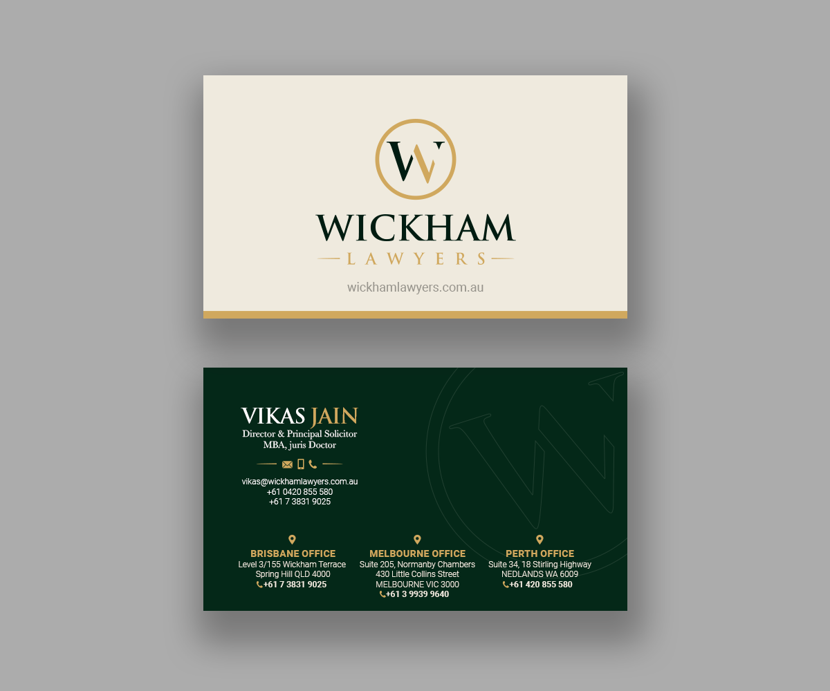 Business Card Design by Andrés Sebastián for this project | Design #33200730