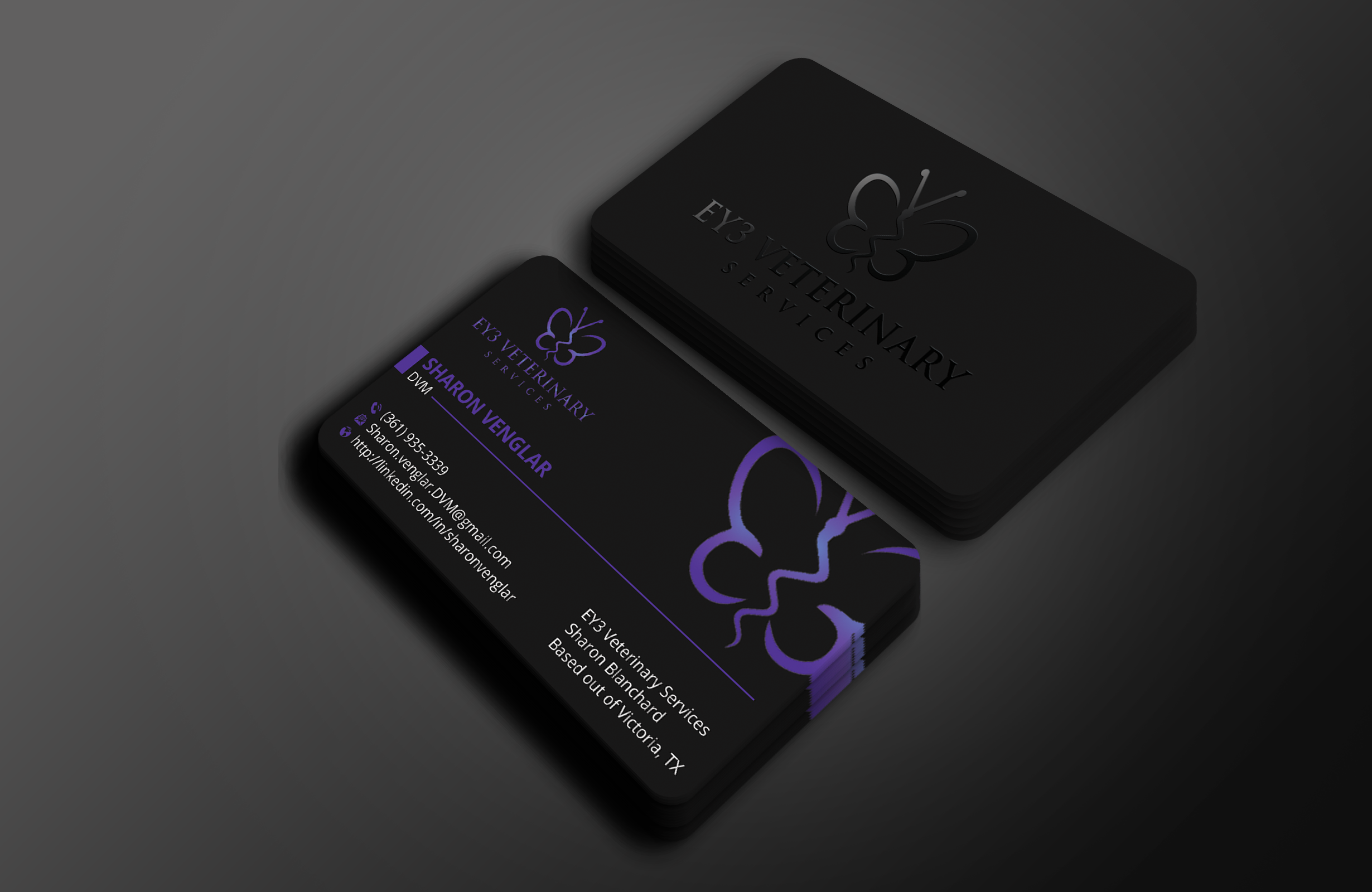 Design de Carte de Visite par Expert Bappy pour EY3 Veterinary Services | Design #33196235