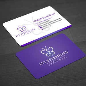 Business Card Design by WellDesign for EY3 Veterinary Services | Design: #33202120