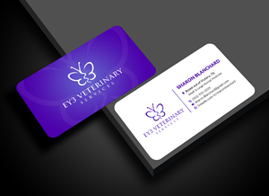 Business Card Design by Sun Moon Graphic Designer for EY3 Veterinary Services | Design: #33196765