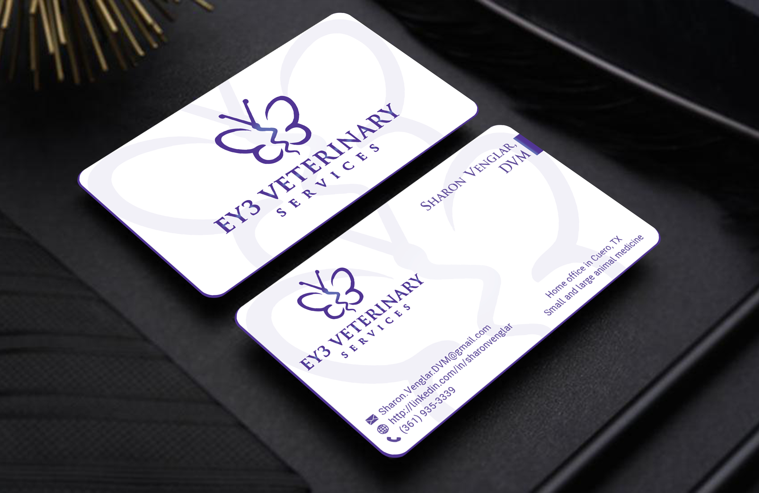 Visitenkarten-Design von DesignerShahadat für EY3 Veterinary Services | Design #33200065
