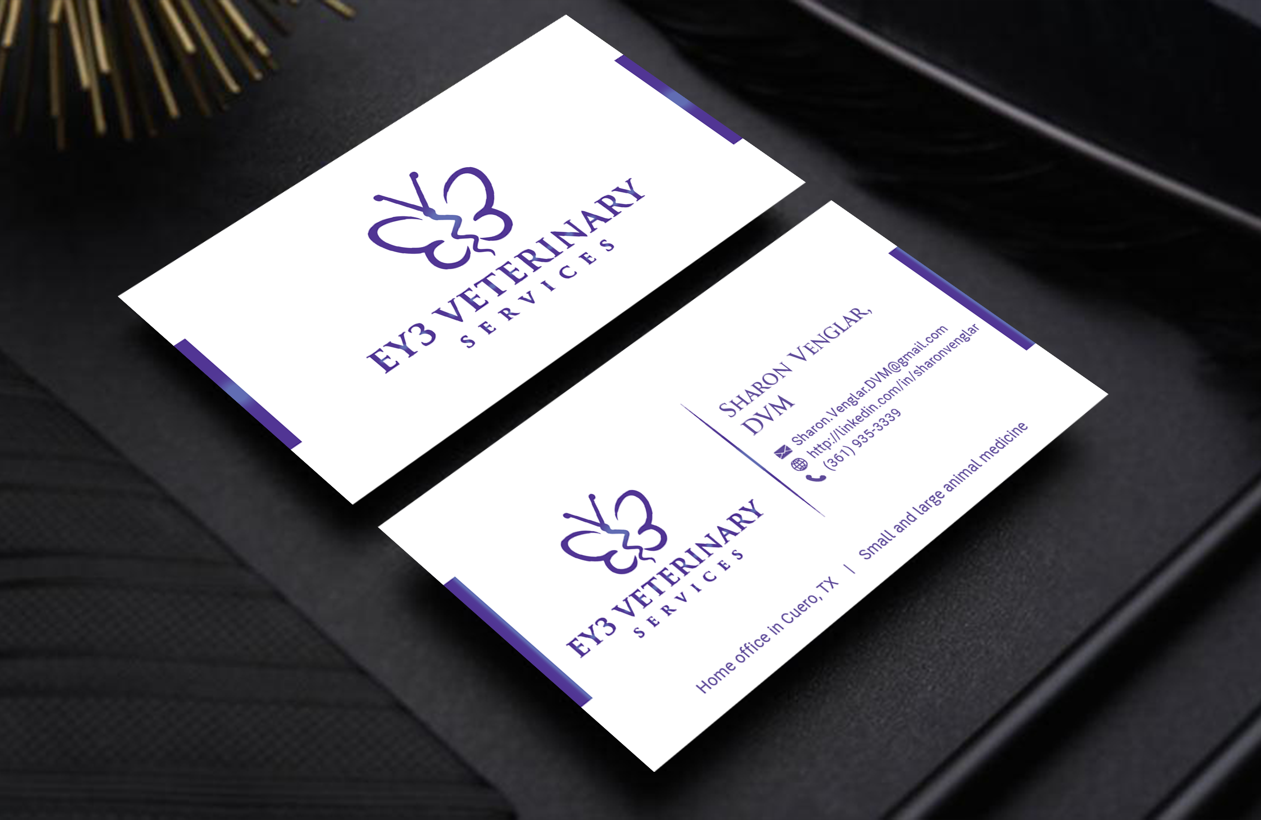 Visitenkarten-Design von DesignerShahadat für EY3 Veterinary Services | Design #33200068