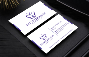 Business Card Design by DesignerShahadat for EY3 Veterinary Services | Design: #33200068