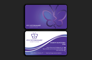 Business Card Design by DesignerShahadat for EY3 Veterinary Services | Design: #33251246