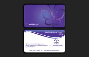 Business Card Design by DesignerShahadat for EY3 Veterinary Services | Design: #33251260