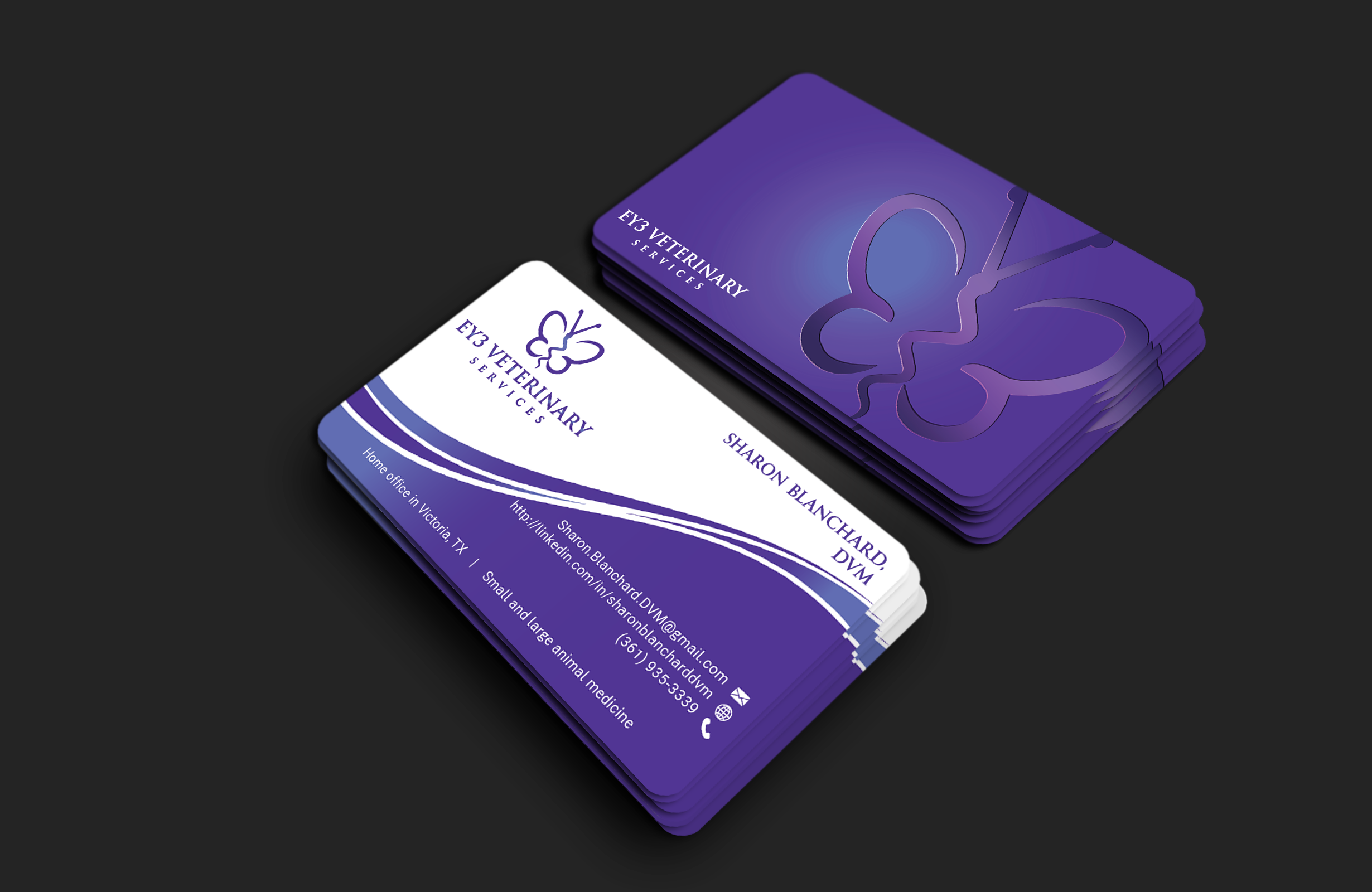 Business Card Design by DesignerShahadat for EY3 Veterinary Services | Design #33315132