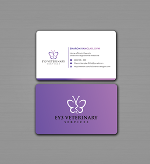 Business Card Design by Innovative Graphix for EY3 Veterinary Services | Design: #33198587
