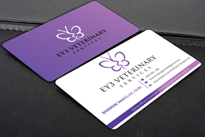 Business Card Design by Innovative Graphix for EY3 Veterinary Services | Design: #33198588