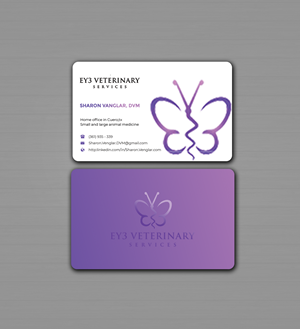 Visitenkarten-Design von Innovative Graphix für EY3 Veterinary Services | Design: #33198796