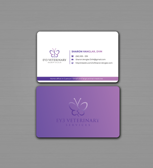 Visitenkarten-Design von Innovative Graphix für EY3 Veterinary Services | Design: #33198799