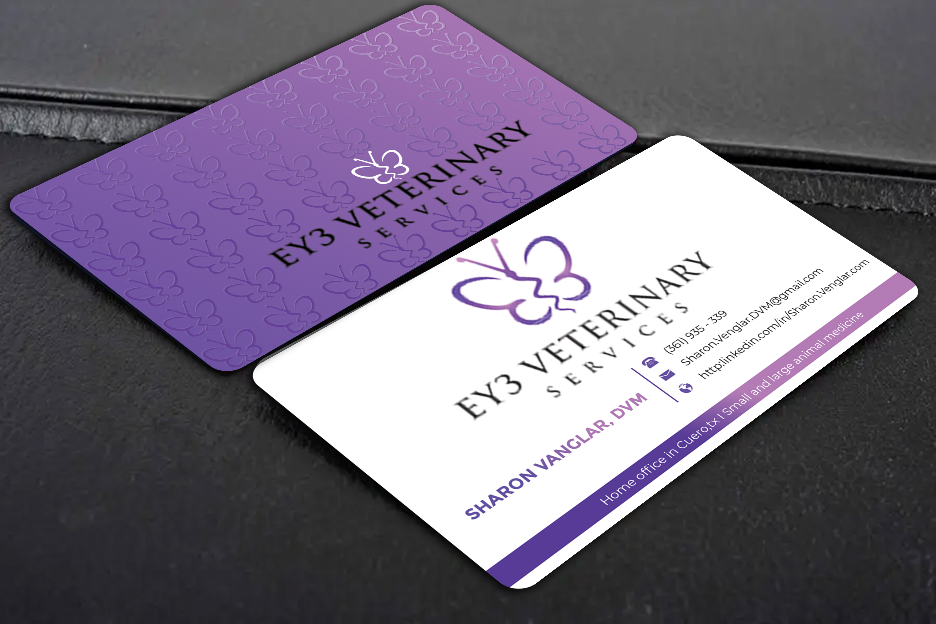 Design de Carte de Visite par Innovative Graphix pour EY3 Veterinary Services | Design #33198927